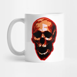 Zed The Red Dead Skeleton Head Mug